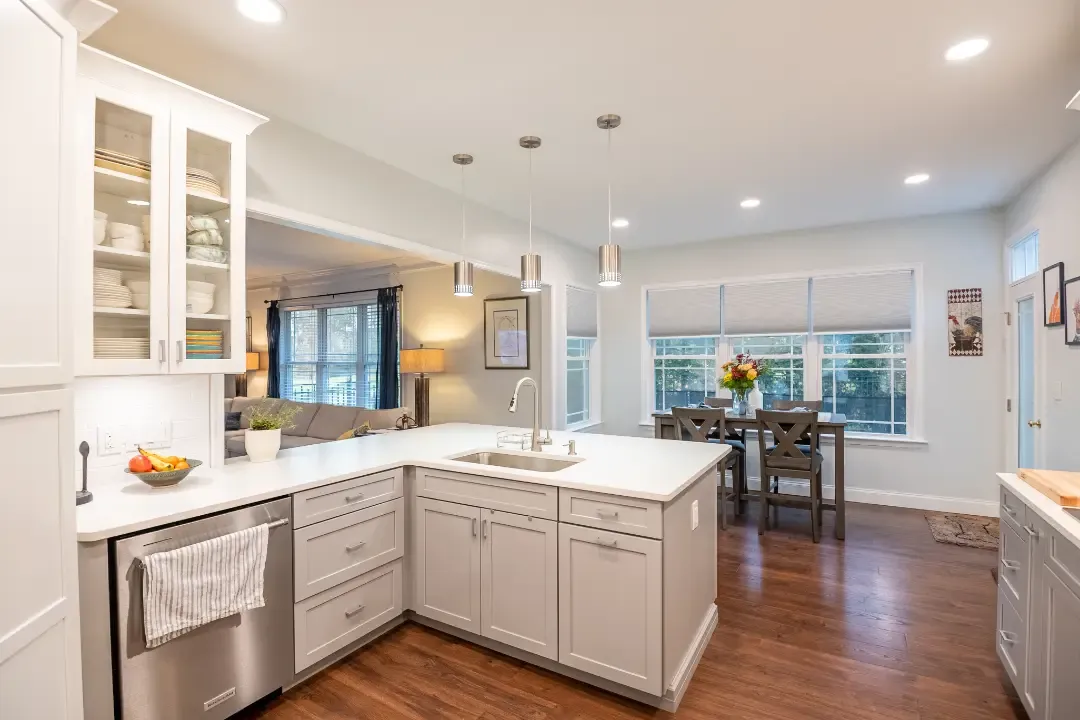 Redwood Kitchen Project Kitchen remodel.