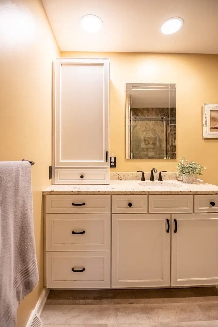 Portfolio: Crescent Bath Project Bathroom remodel.